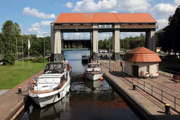 Cercles muraux Canal Schleuse Kleinmachnow