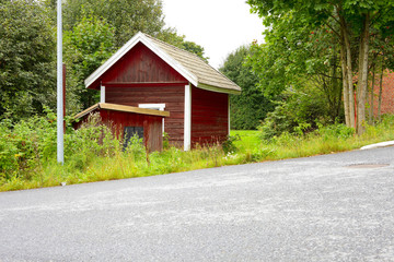 Fototapeta na wymiar Holzhaus in Finnland