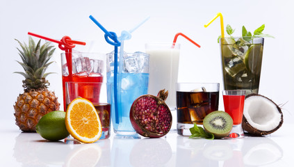 Assorted cocktails, alcohol drinks
