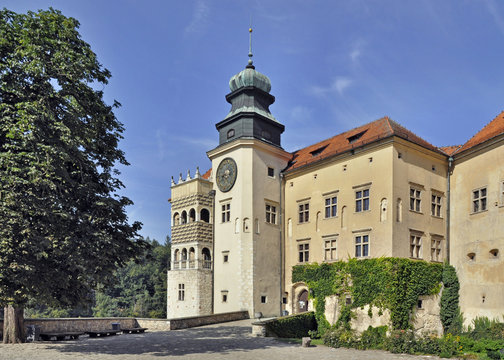 Castle Pieskowa Skala in Poland