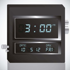 illustration of digital clock