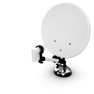 Parabolantenne (freigestellt)