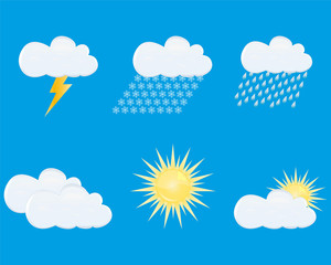 weather forecast icons
