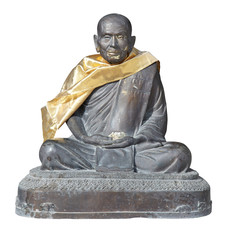 statue of buddhist monk