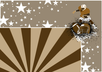 Obraz premium american football background