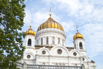 Fototapeta na wymiar Cathedral of Christ the Savior in Moscow, Russia