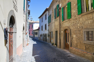 Alleyway. Montefiascone. Lazio.  Italy.