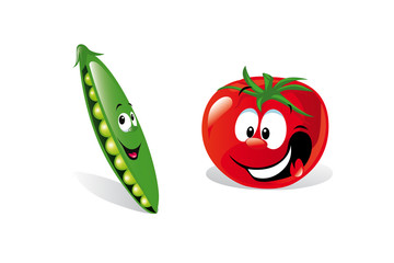 pea and tomato