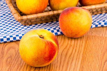 Fresh peaches.
