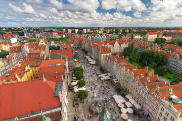 Fototapeta premium Architecture of old town in Gdansk, Poland