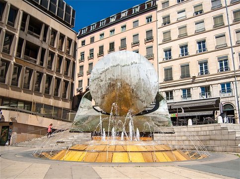 Place Louis-Pradel &agrave; Lyon, France.