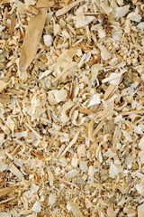 Sawdust animal bedding (Texture)