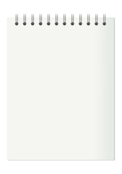 Beau Cahier Fabriqué à La Main à L'arrière-plan Blanc Image stock - Image  du produisez, remarque: 12376925