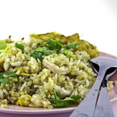 Fried rice fried egg