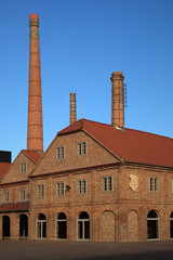 Fototapeta na wymiar Stary ceramiczny fabryka, Węgry