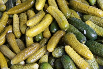 soured cucumbers