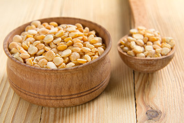 Dry split yellow peas