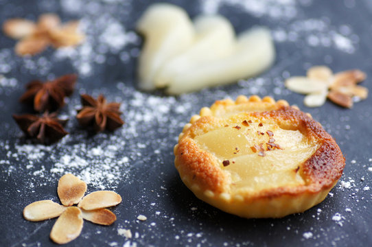 tartelette &agrave; la poire 1