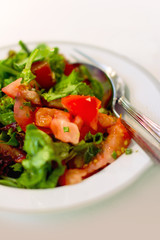 healthy salad with fresh ingredients