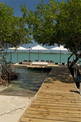 Agua Baru hotel sundeck, Cartagena de Indias, Colombia, South America