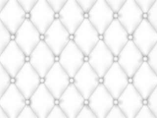 White Leather Upholstery Background