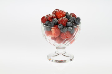 Beeren im Glas