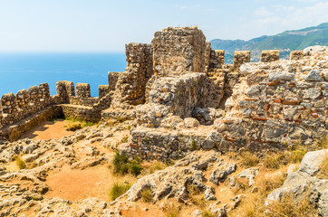 The ruins of the old fortress