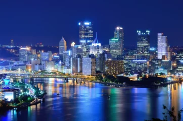 Wandcirkels plexiglas Pittsburgh Skyline © SeanPavonePhoto