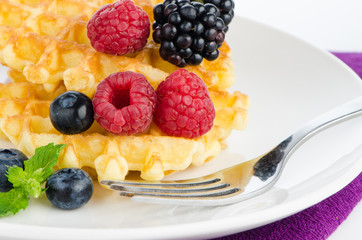 Belgium waffles