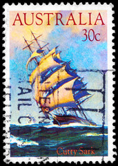 Obraz premium AUSTRALIA - CIRCA 1984 Cutty Sark