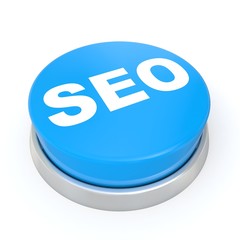 3d blue button for SEO optimalization
