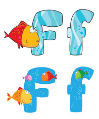 letter F fish