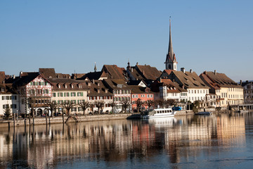 Fototapeta na wymiar Szwajcarskie miasto Stein am Rhein