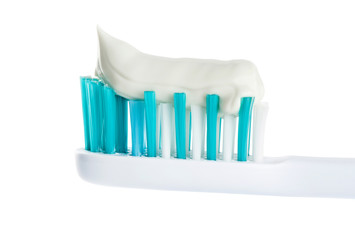 Toothbrush with toothpaste