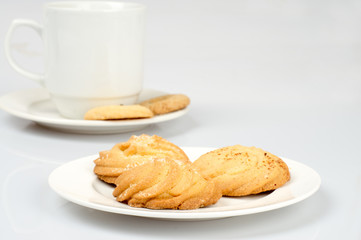 Cookies close-up