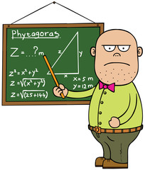 Male mathematics teacher