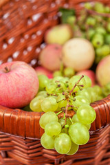 apples and grapes