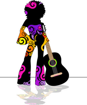 Ragazza con chitarra
