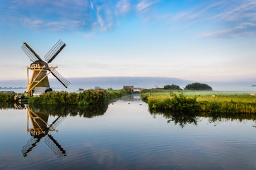 Windmill landscape