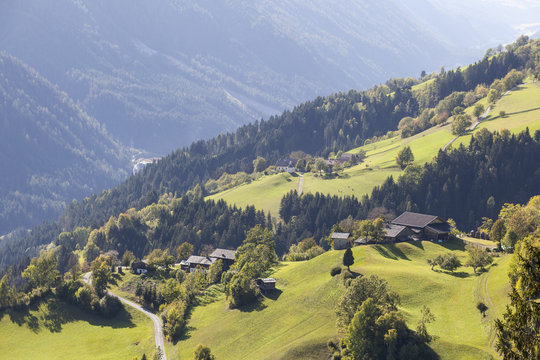 Austrian countryside landscape