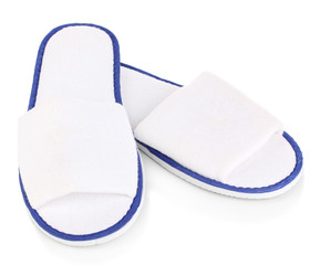 slippers isolated on white