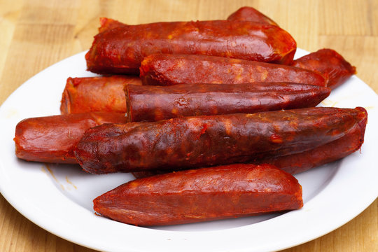 spicy sausages