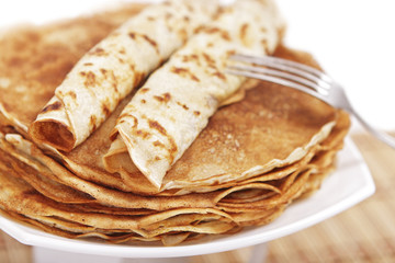 Beautiful tasty pancakes