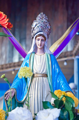 Maria statue in church