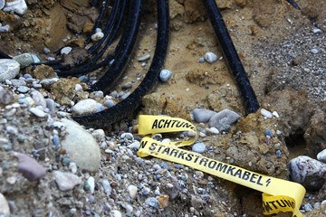 baustelle starkstromkabel III