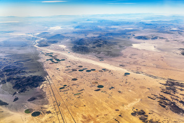 agriculture in the desert in California