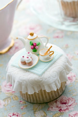 Tea party cupcake