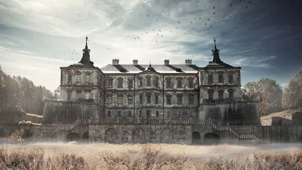 Gordijnen Podgoretsky Castle. Pidhirtsi © LALSSTOCK