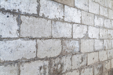 The pattern and texture of block stone wall