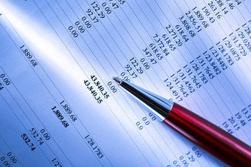 Operating budget and a pen